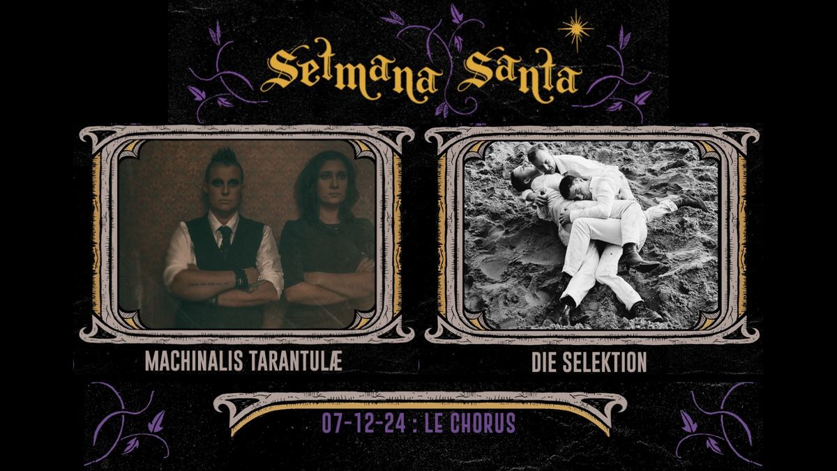 DIE SELEKTION \u2020 MACHINALIS TARANTUL\u00c6 \u2020 dj set @La Setmana Santa 2024