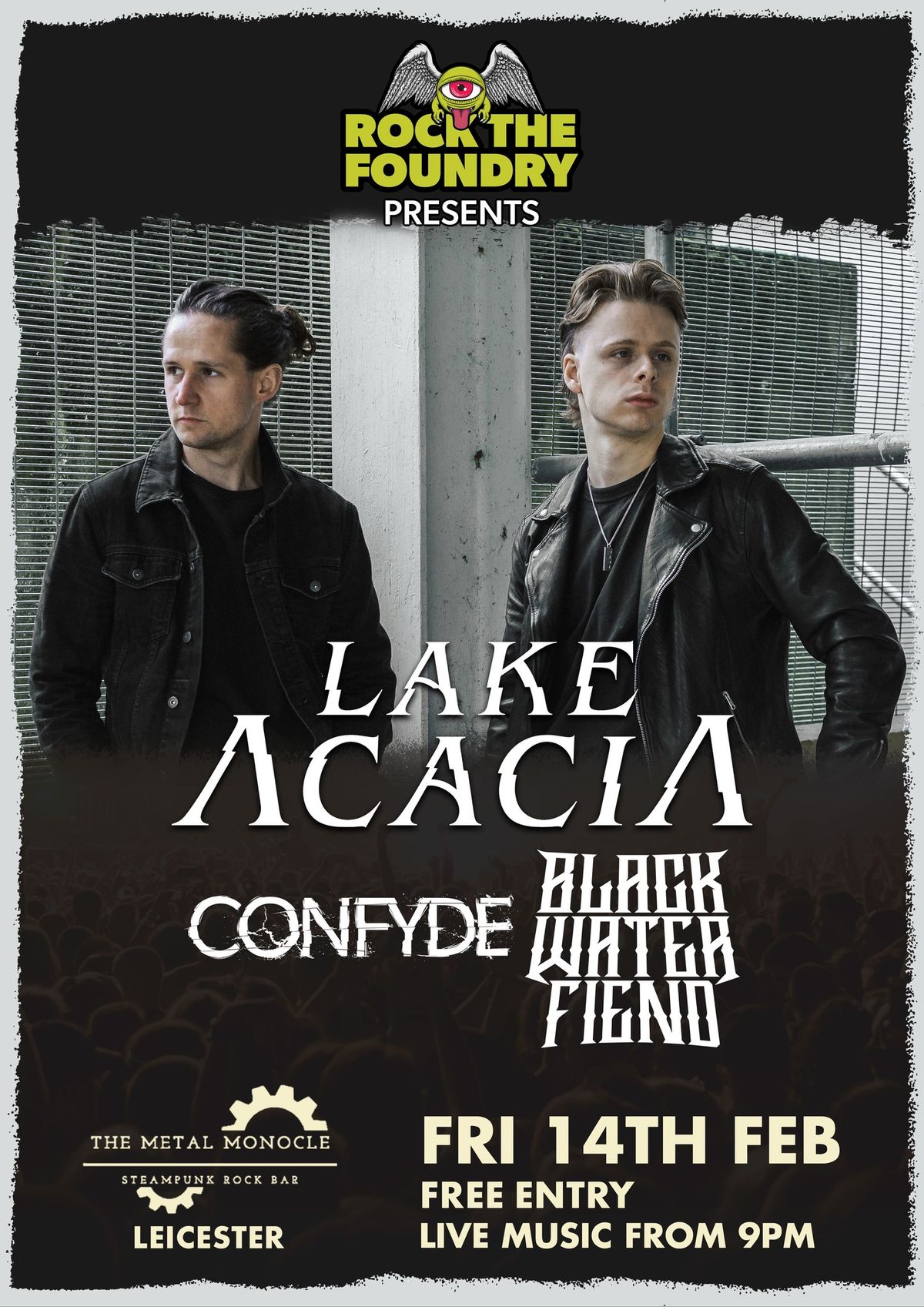 Lake Acacia, Confyde, and Black Water Fiend at The Metal Monocle