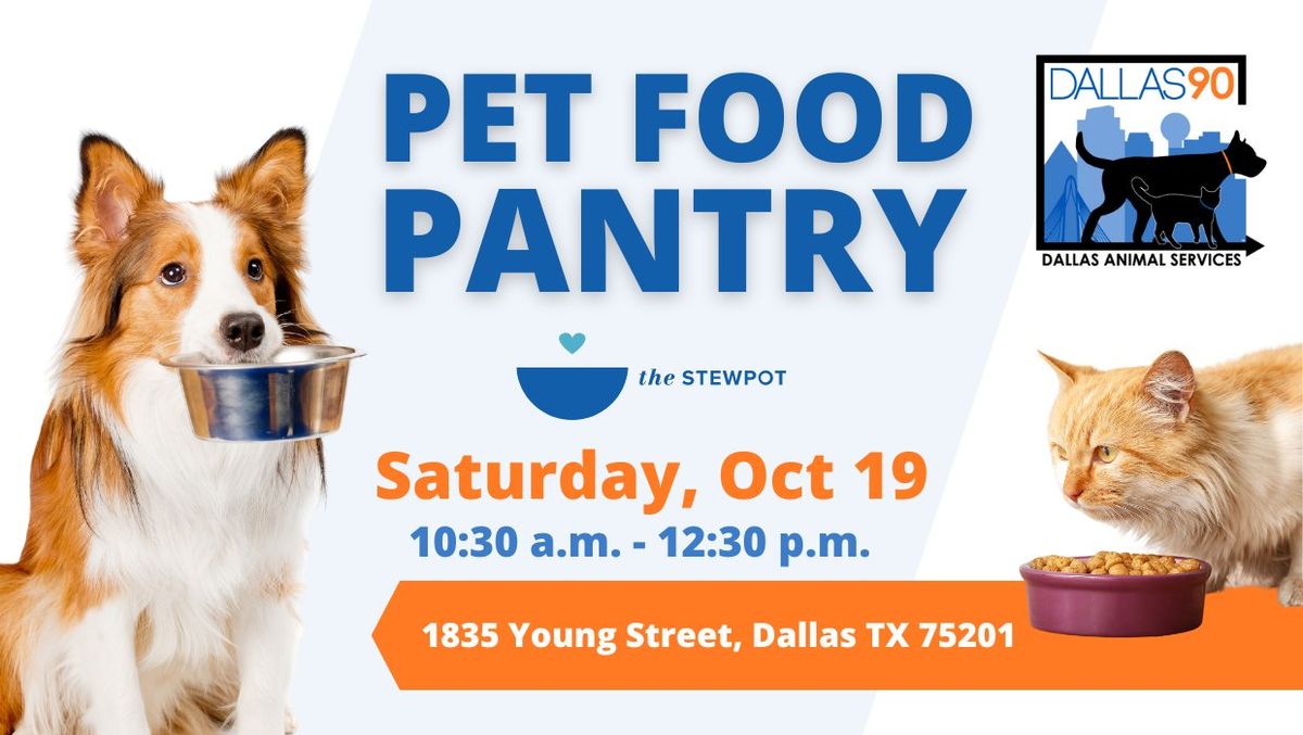 Pet Food Pantry at The Stew Pot