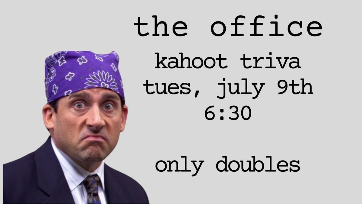 The office TRIVIA