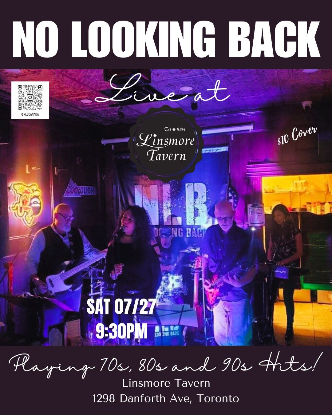 No Looking Back Returns to the Linsmore Tavern!