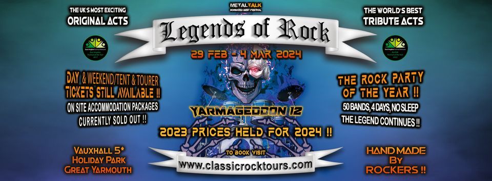 Legends Of Rock Festival 2024 - Great Yarmouth, UK