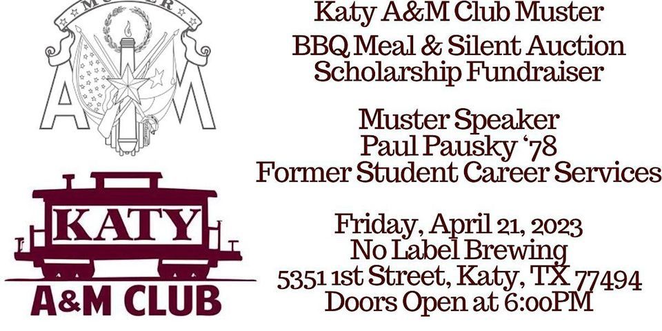 Katy A&M Club Aggie Muster 2023