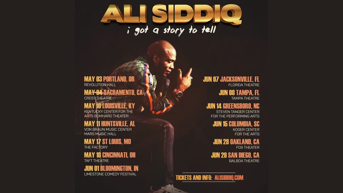 Ali Siddiq Live in Des Moines, IA