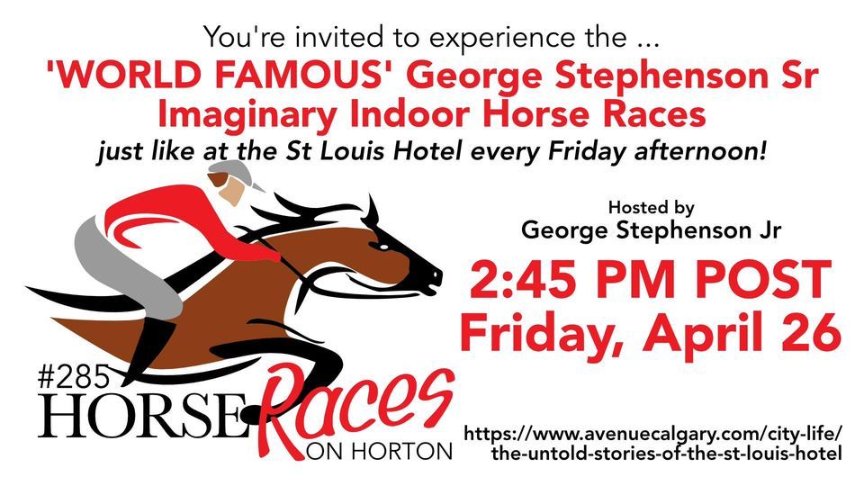 GEORGE STEPHENSON SENIOR'S Imaginary Indoor Horse Races