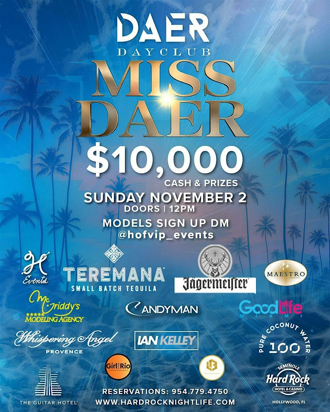 Finale Miss DAER Pool Party | DAER Dayclub - Finale- $10,000