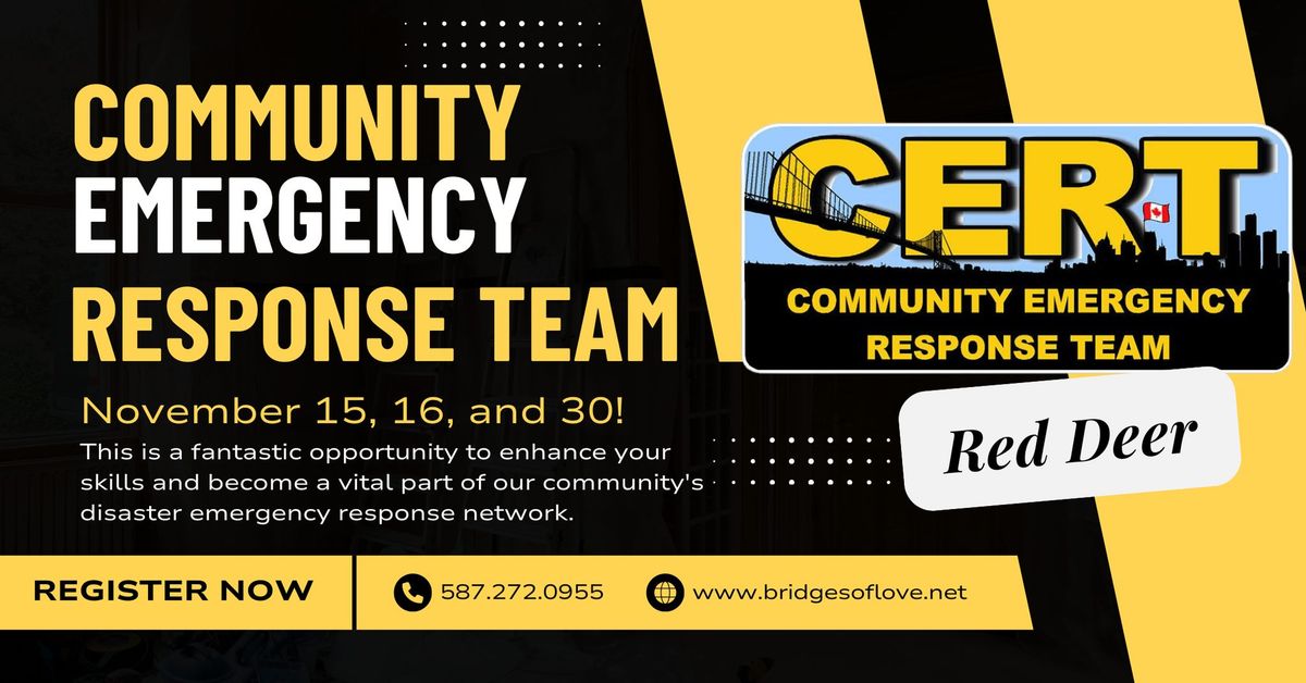 Red Deer Community Emergency Response Team (CERT) Summit