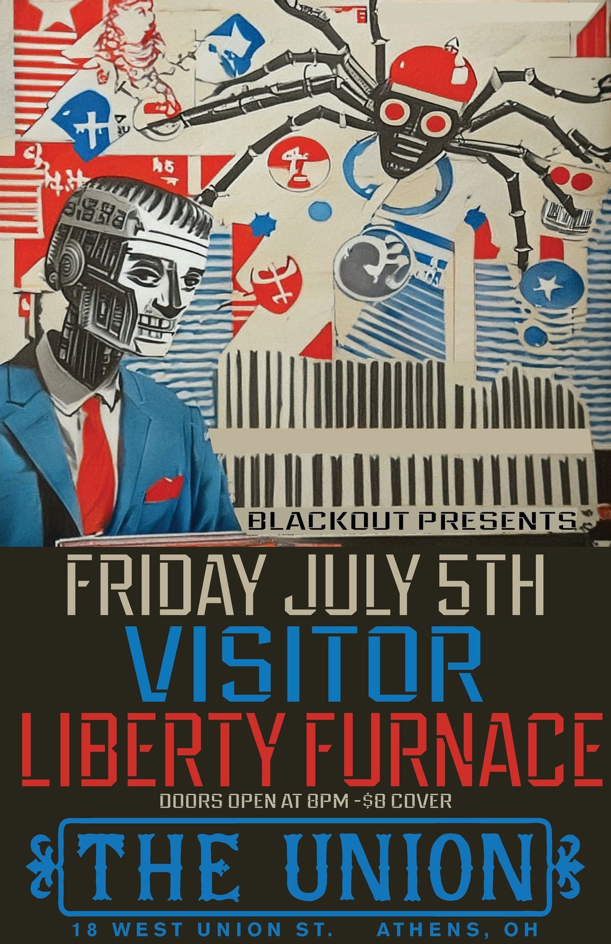 VISITOR with LIBERTY FURNACE at THE UNION