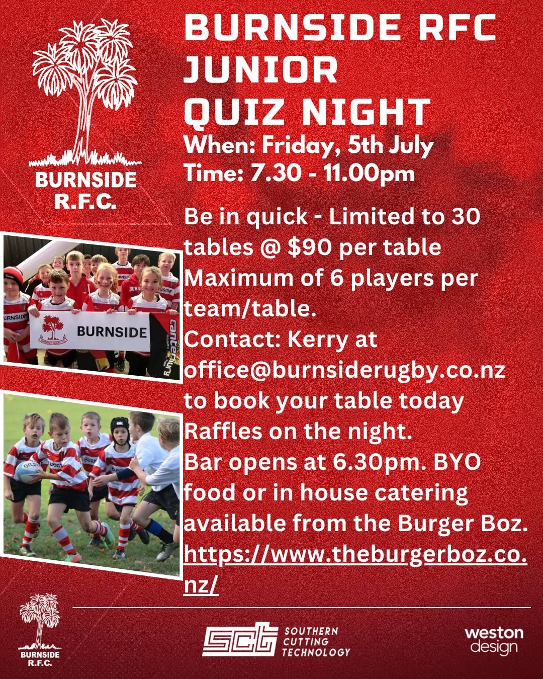 Burnside RFC Junior Quiz Night