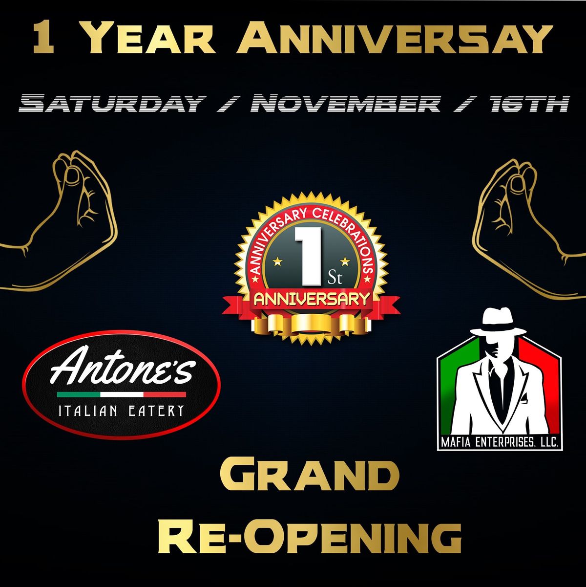 Grand Re-Opening\/1 Year Anniversary