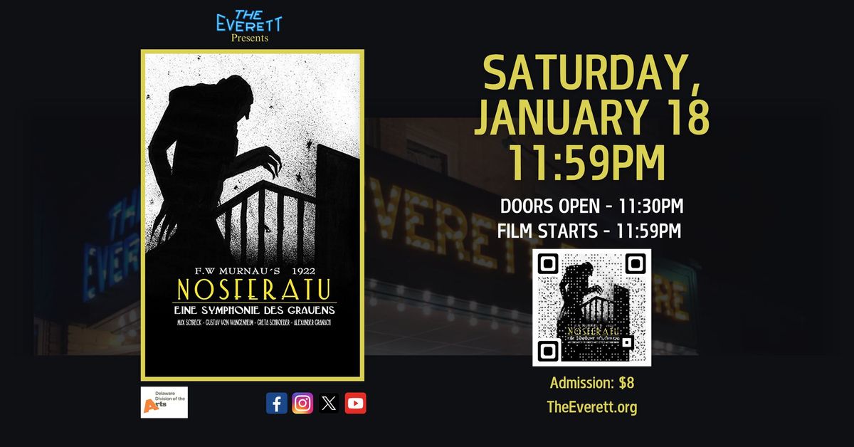 Midnight Movie Screening: Nosferatu: A Symphony of Horrors (1922)