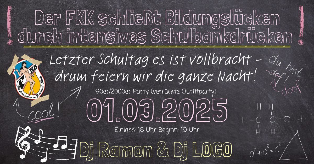 "Letzter Schultag es ist vollbracht, drum feiern wir die ganze Nacht!" - 90er\/2000er Party 25