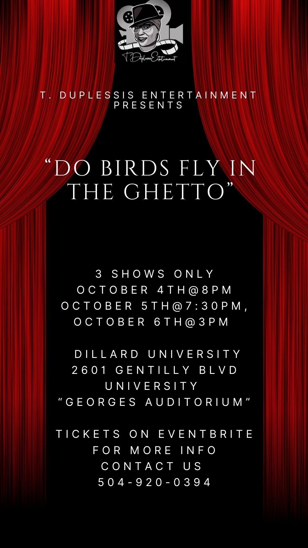 "DO BIRDS FLY IN THE GHETTO" STAGE PLAY Final Show