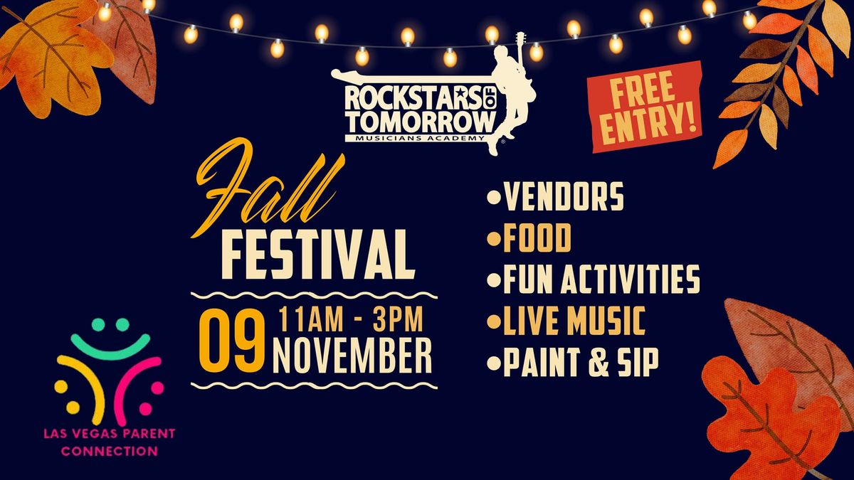 Rockstars of Tomorrow Fall Festival