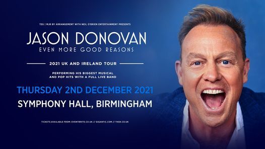 Jason Donovan at Symphony Hall | Birmingham