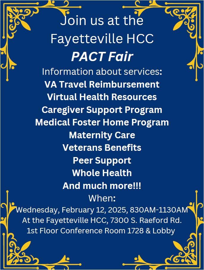 Fayetteville HCC Veterans PACT Fair