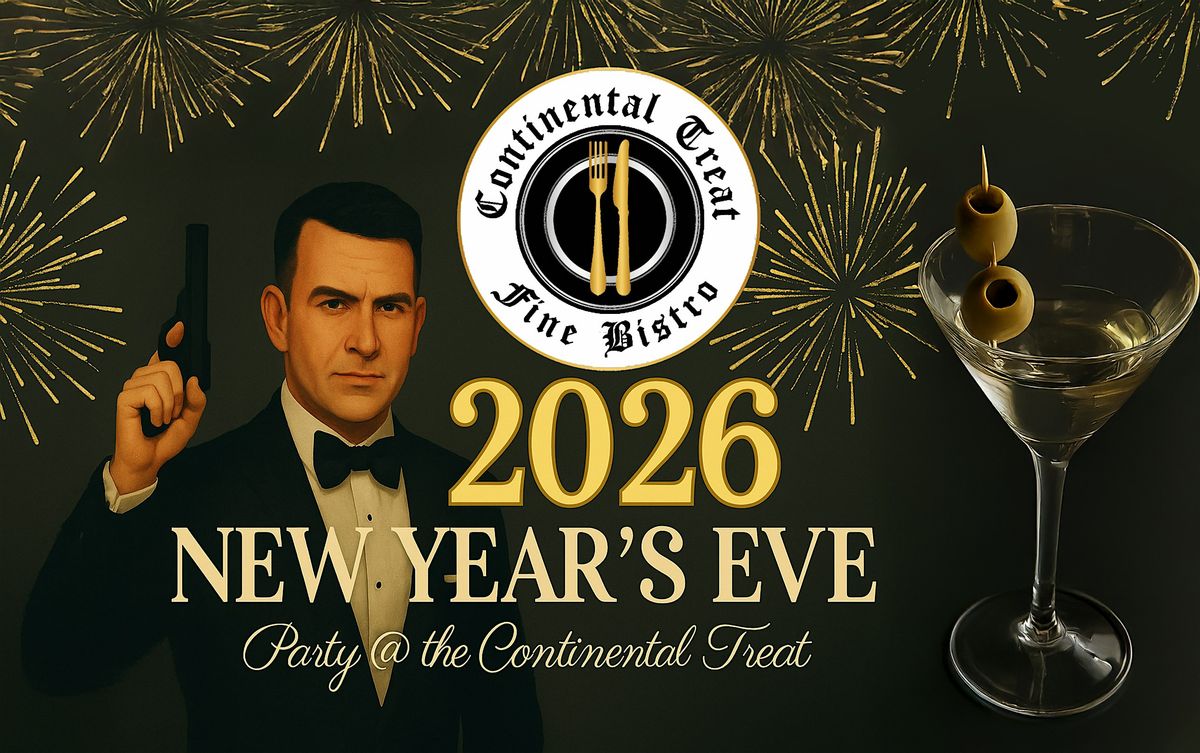NYE 2026- "The Man with the golden Schnitzel " at The Continental Treat