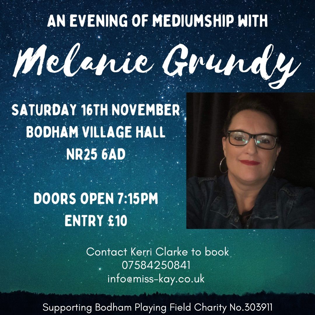 An Evening of Mediumship - Melanie Grundy 