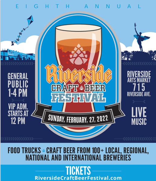 Eighth Annual 2022 Riverside Craft Beer Festival, Riverside Arts