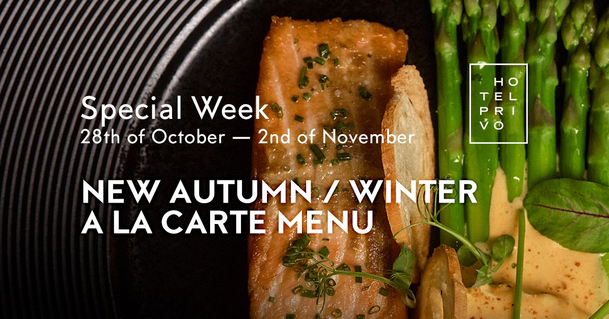 NEW AUTUMN\/WINTER A LA CARTE MENU