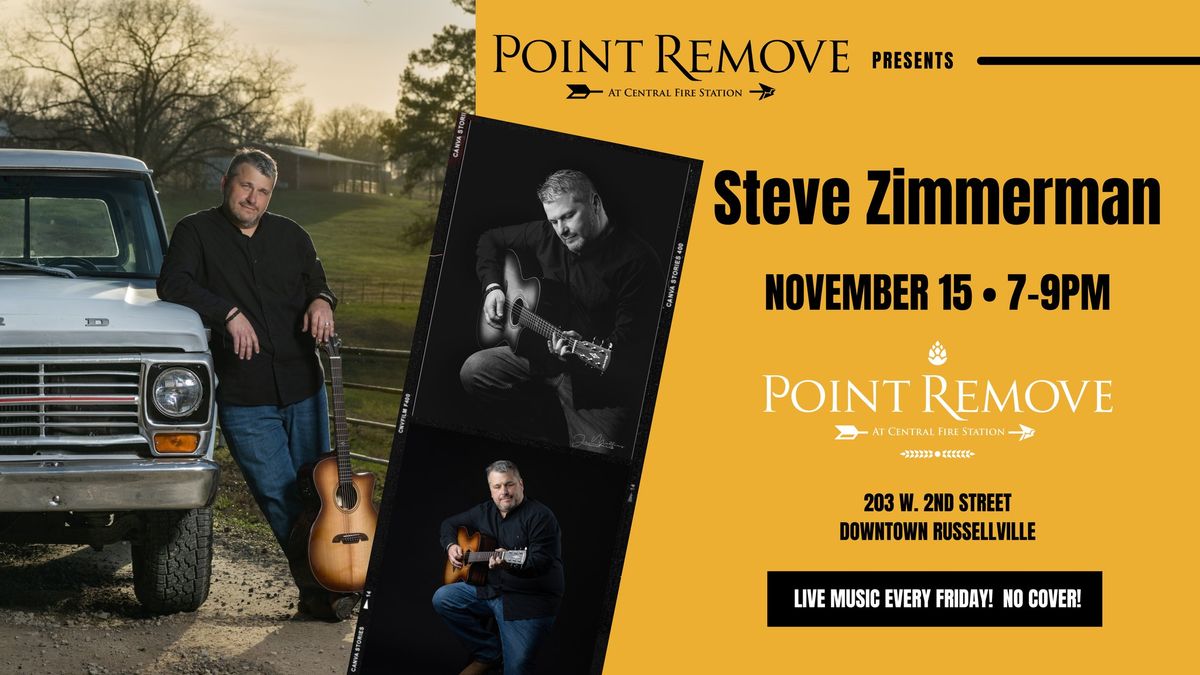 Live Music: Steve Zimmerman