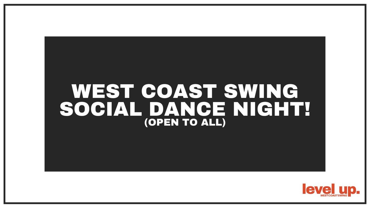 Social Dance Night! Friday 20th December