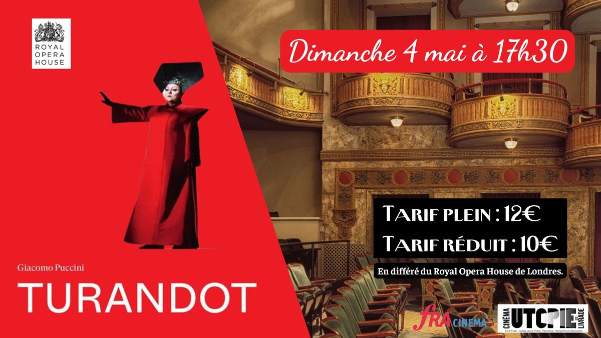 Projection de l'op\u00e9ra Turandot