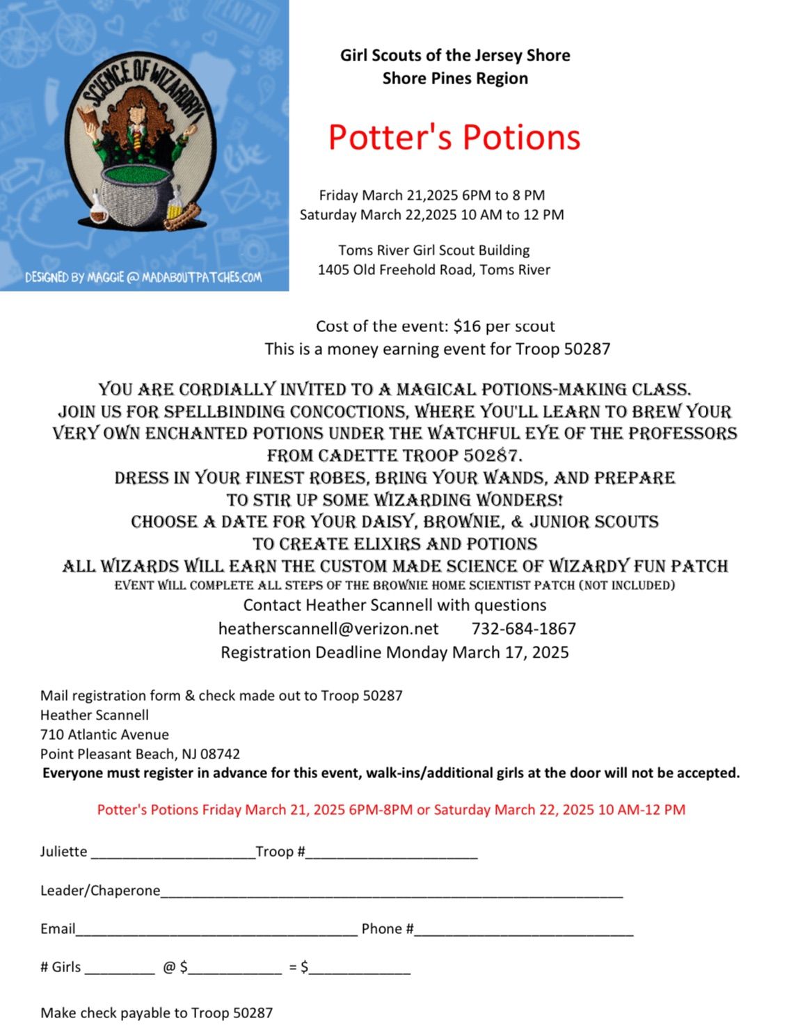 Potter's Potions