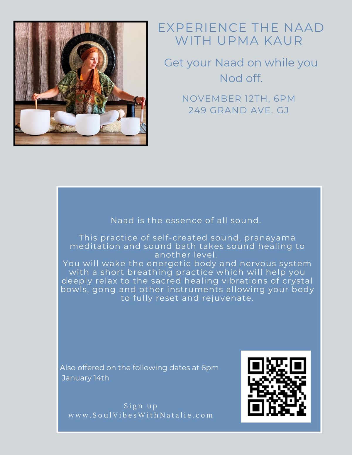 Experience the Naad- Sound bath 