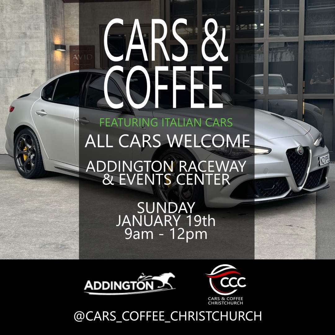 January coffee and cars with and Italian Car Showcase