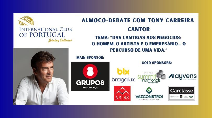 Almo\u00e7o-Debate com Tony Carreira, Cantor