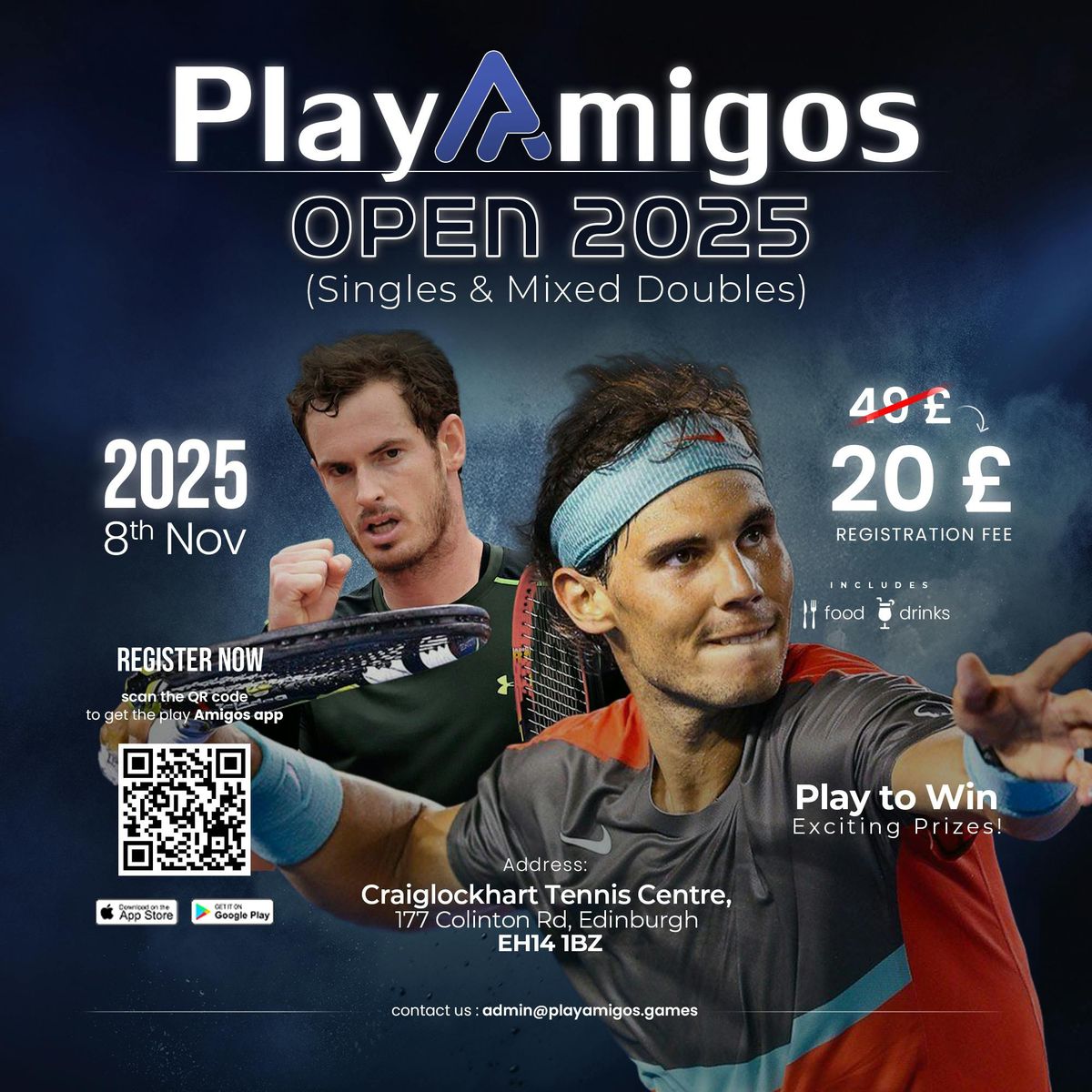 PlayAmigos Open 2025 \u2013 Edinburgh