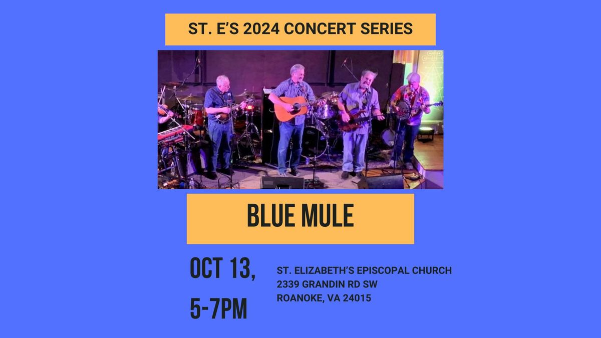 Blue Mule--St. E's Concert Series