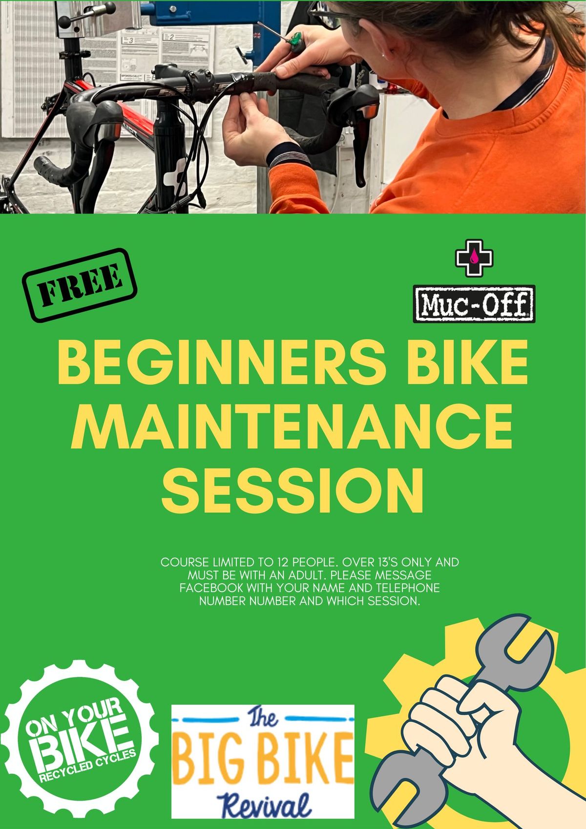 Free Beginners Bike Maintenance Session 