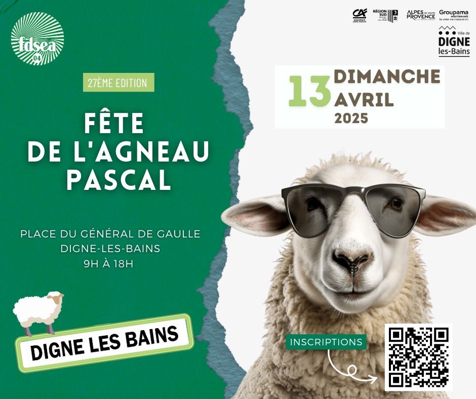  \ud83c\udf88  27\u00e8me F\u00eate de l'Agneau Pascal | Dimanche 13 avril 2025\ud83c\udf88