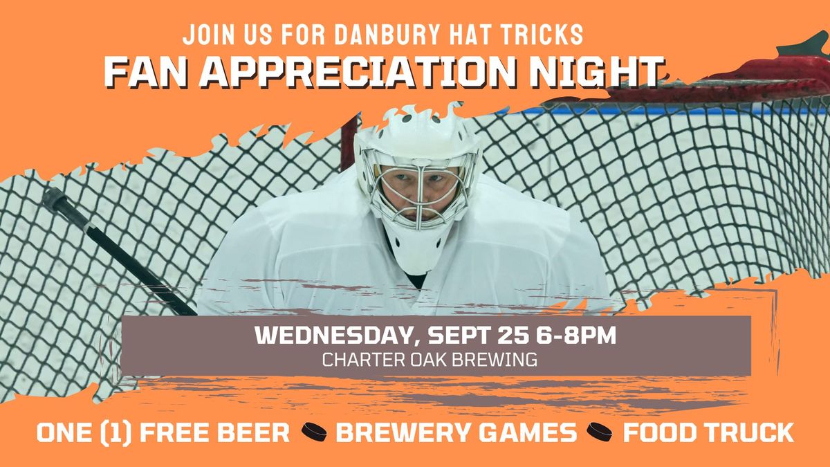 Danbury Hat Trick Hockey Fan Appreciation Night