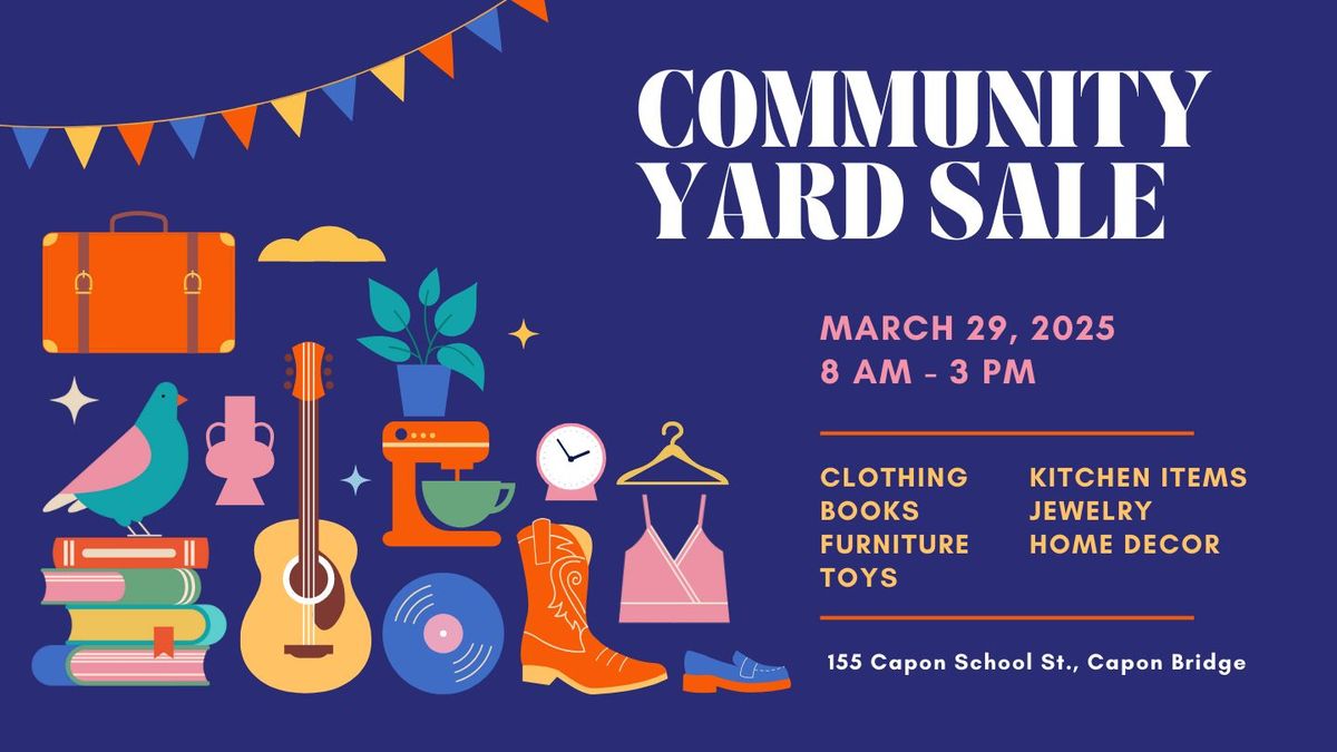 Spring Yard Sale and Fundraiser