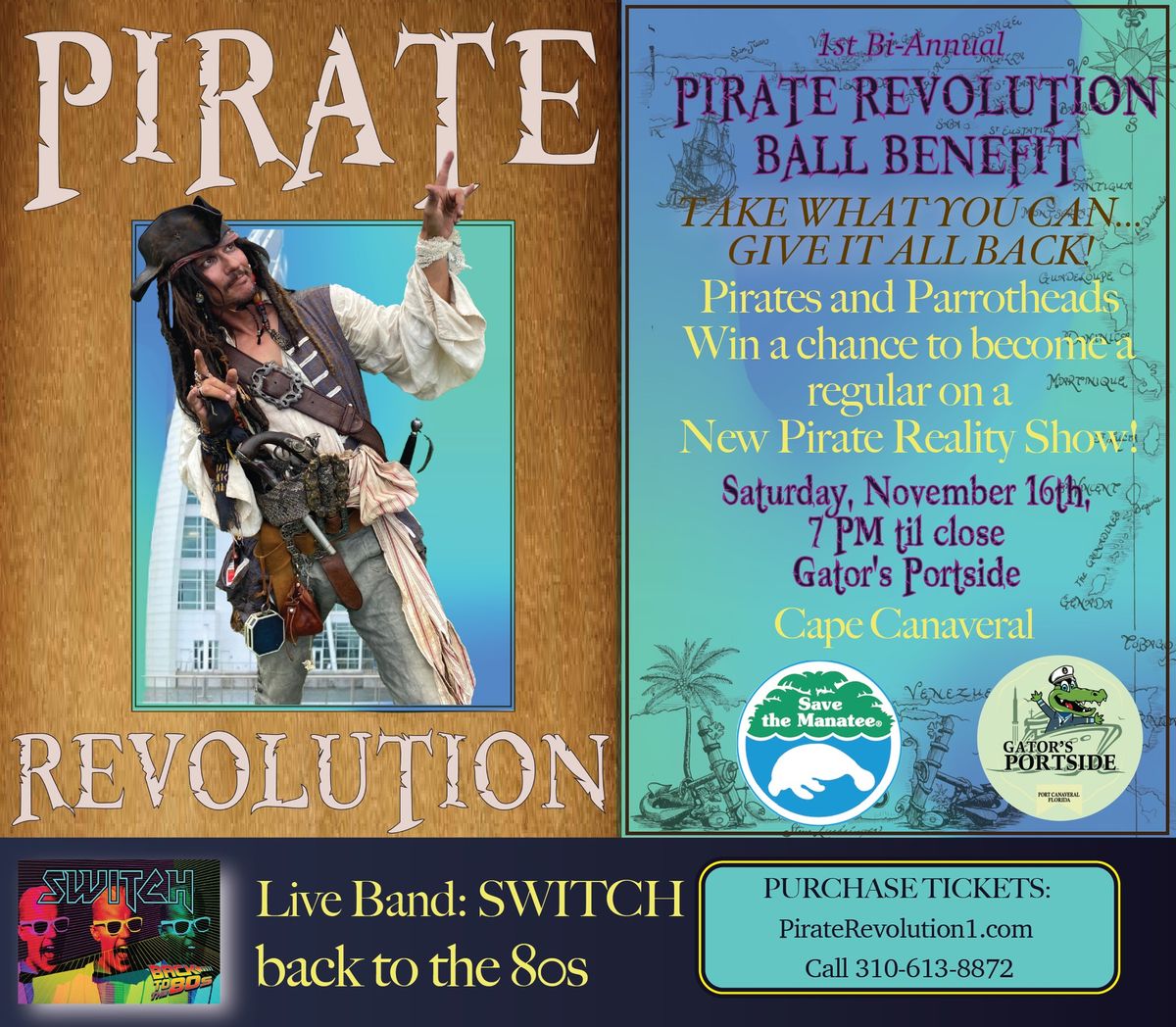 1st Bi-Annual PIRATE REVOLUTION BALL BENEFIT