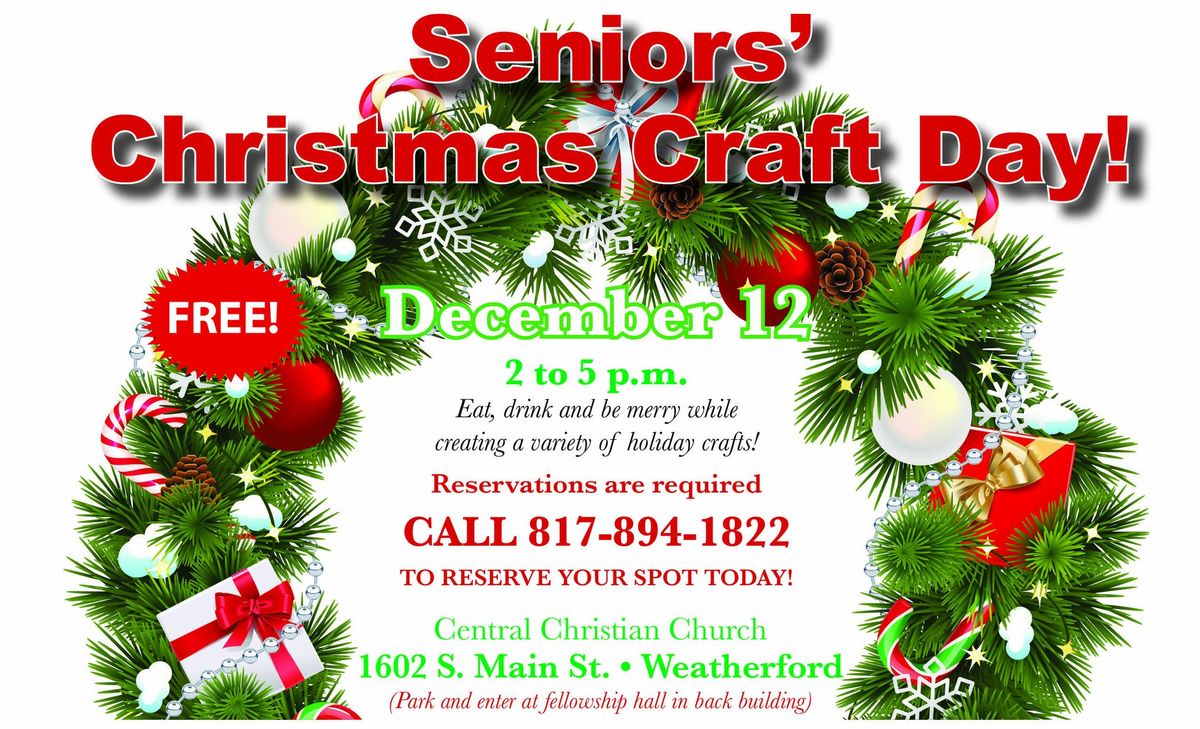 Seniors' Christmas Craft Day