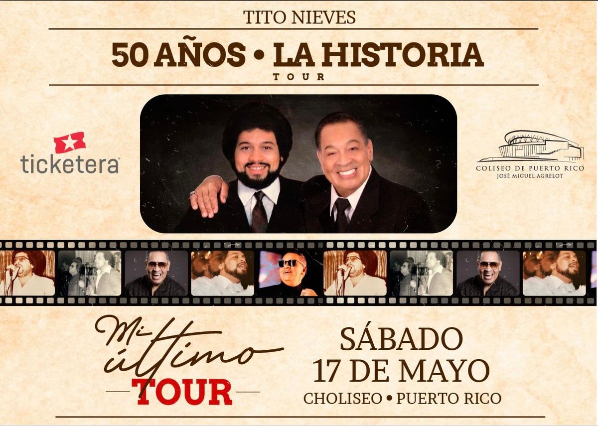 Tito Nieves \u2013 50 a\u00f1os \u2013 La Historia