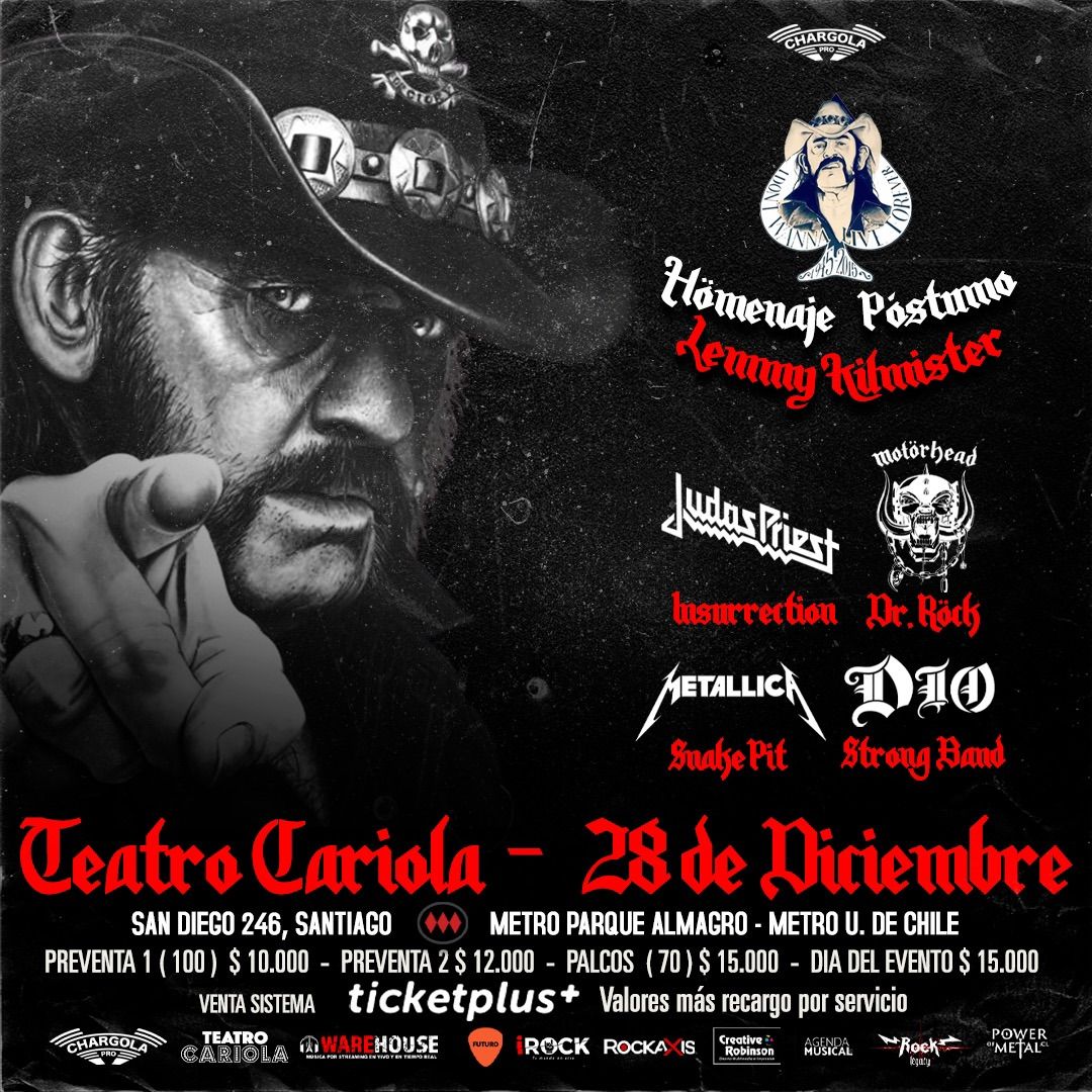 Homenaje al gran LEMMY KILMISTER