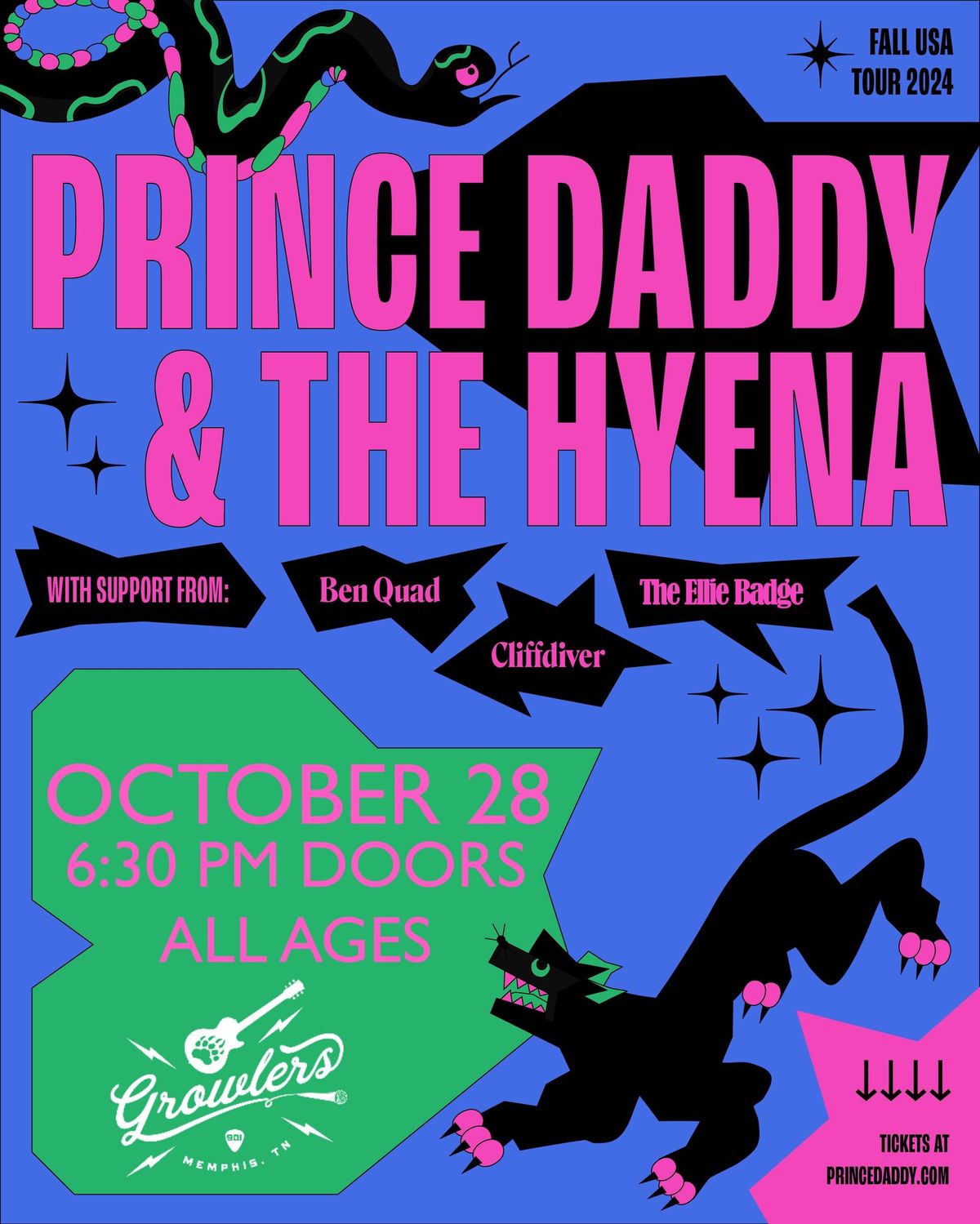 Prince Daddy & The Hyena at Growlers - Memphis,TN