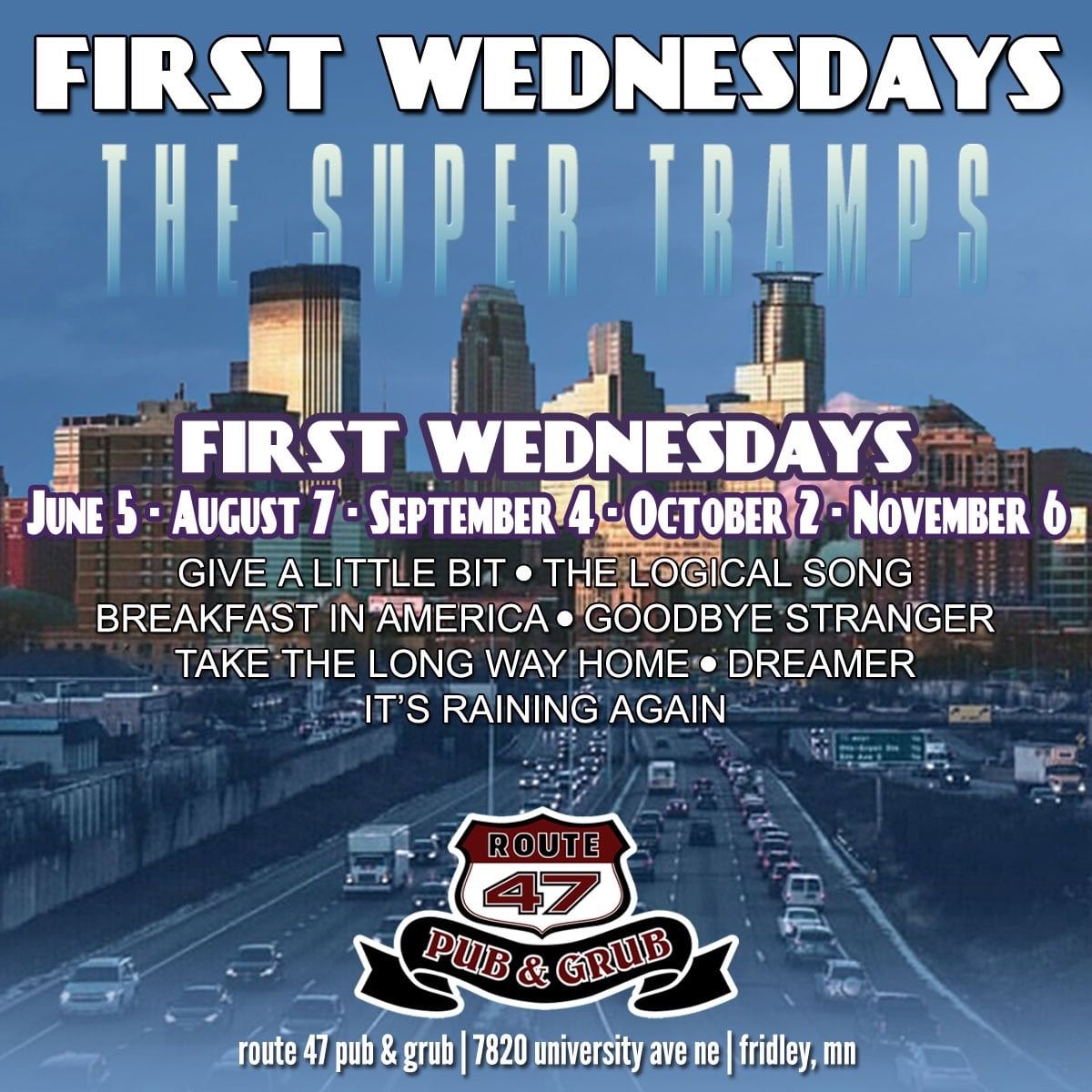 The Super Tramps - First Wednesdays Wind Up