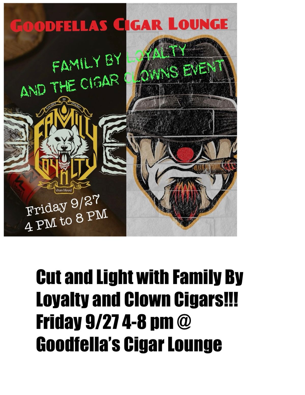 Cigar Cut and Light Event