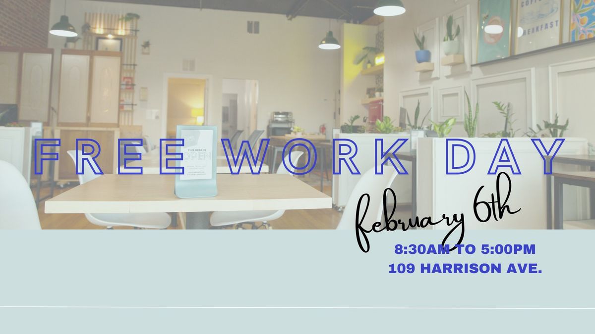 FREE-BEE Work Day @ The Hive!