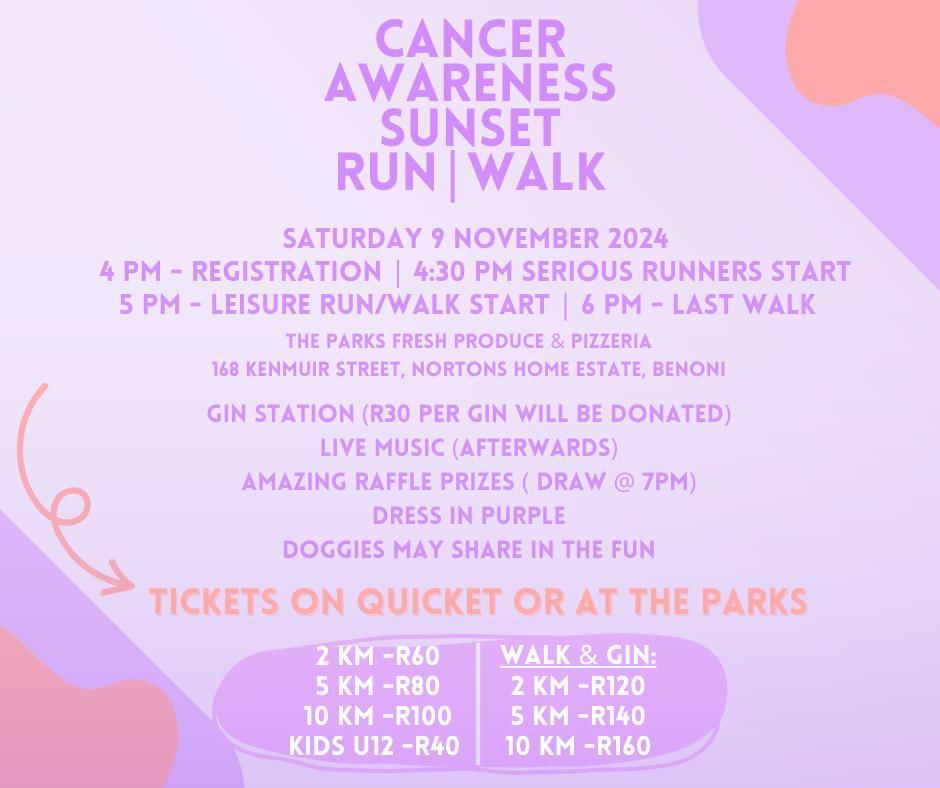 Cancer Awareness Sunset Run\/Walk