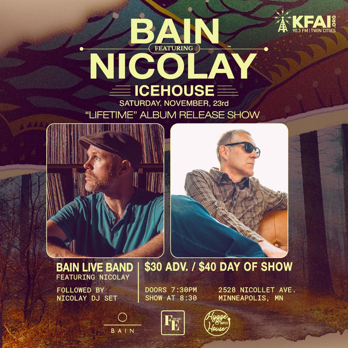 Bain featuring Nicolay - \u201cLifetime\u201d Album Release Show