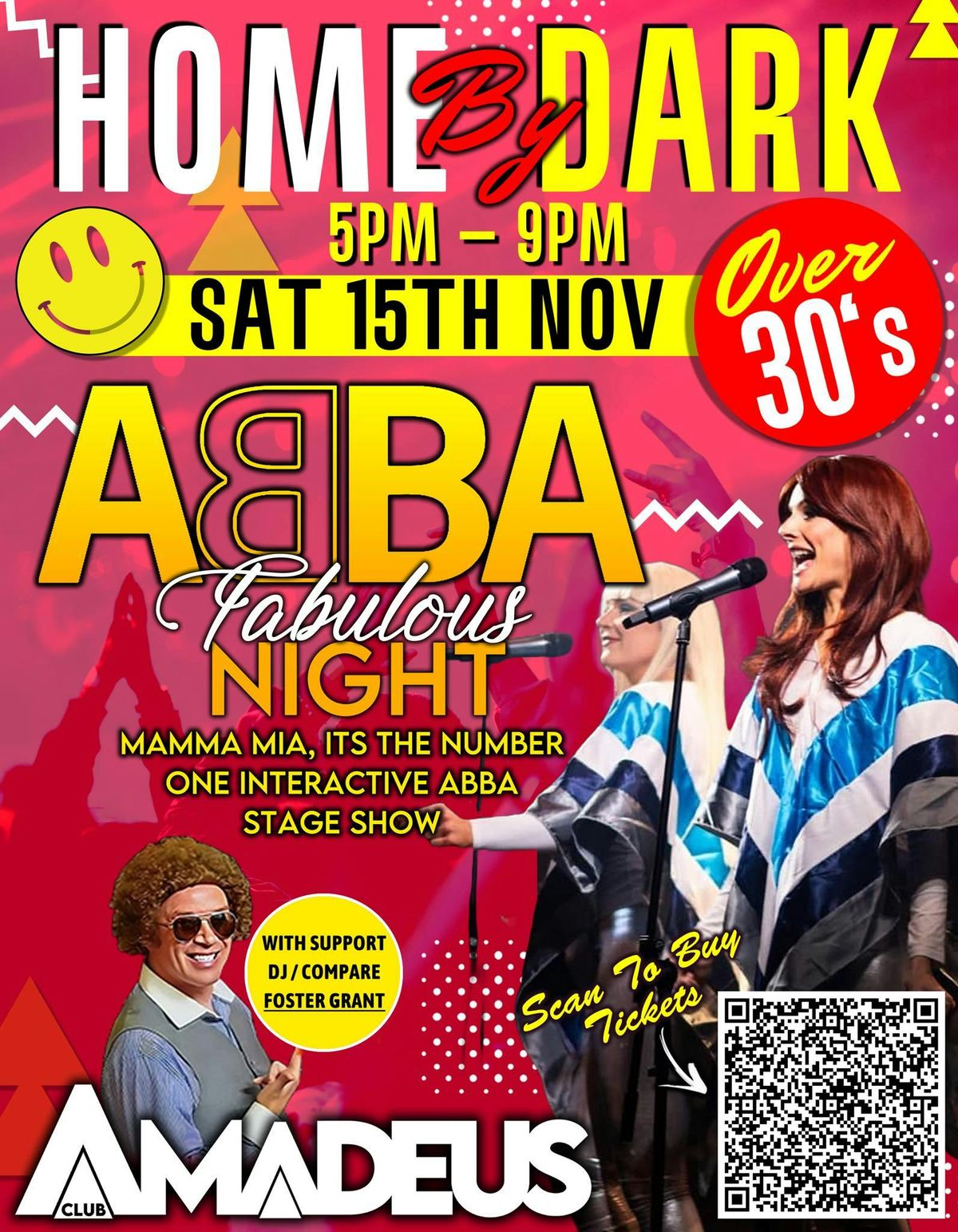 HOME BY DARK presents ABBA &amp; the best of the 70s &amp; 80s !!