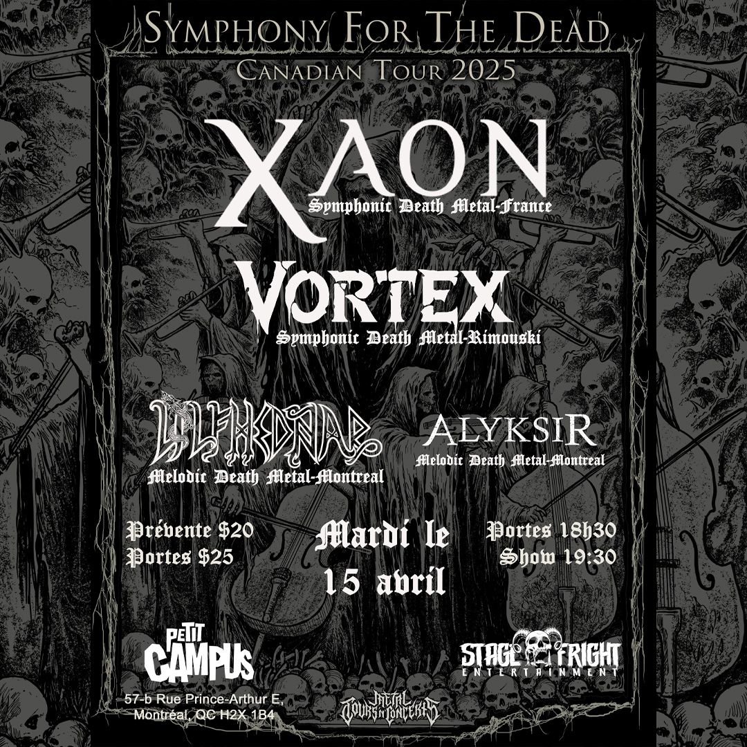 Symphony For The Dead Tour au Petit Campus