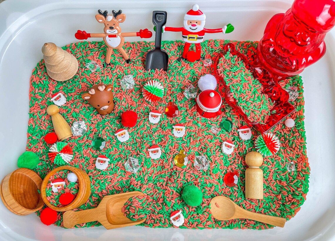 Holiday Sensory Bins